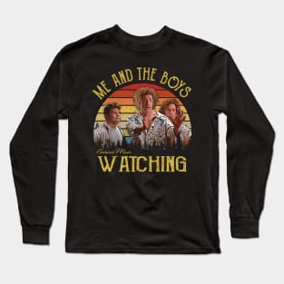 Me And The Boys Watching Comedy Movie Men Long Sleeve T-Shirt